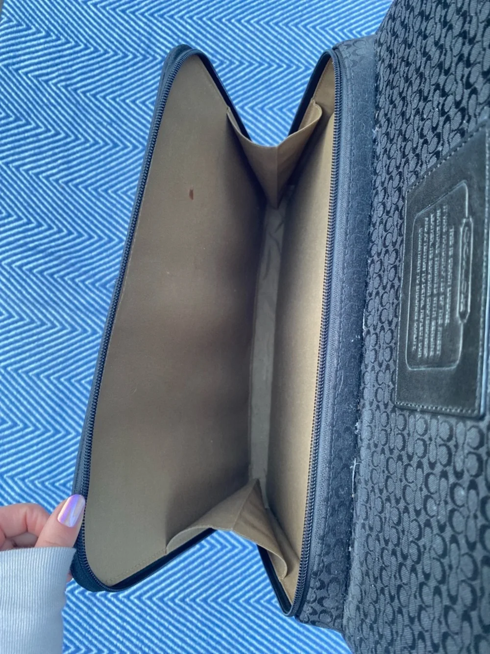 Black Coach Suitcase Carry-on